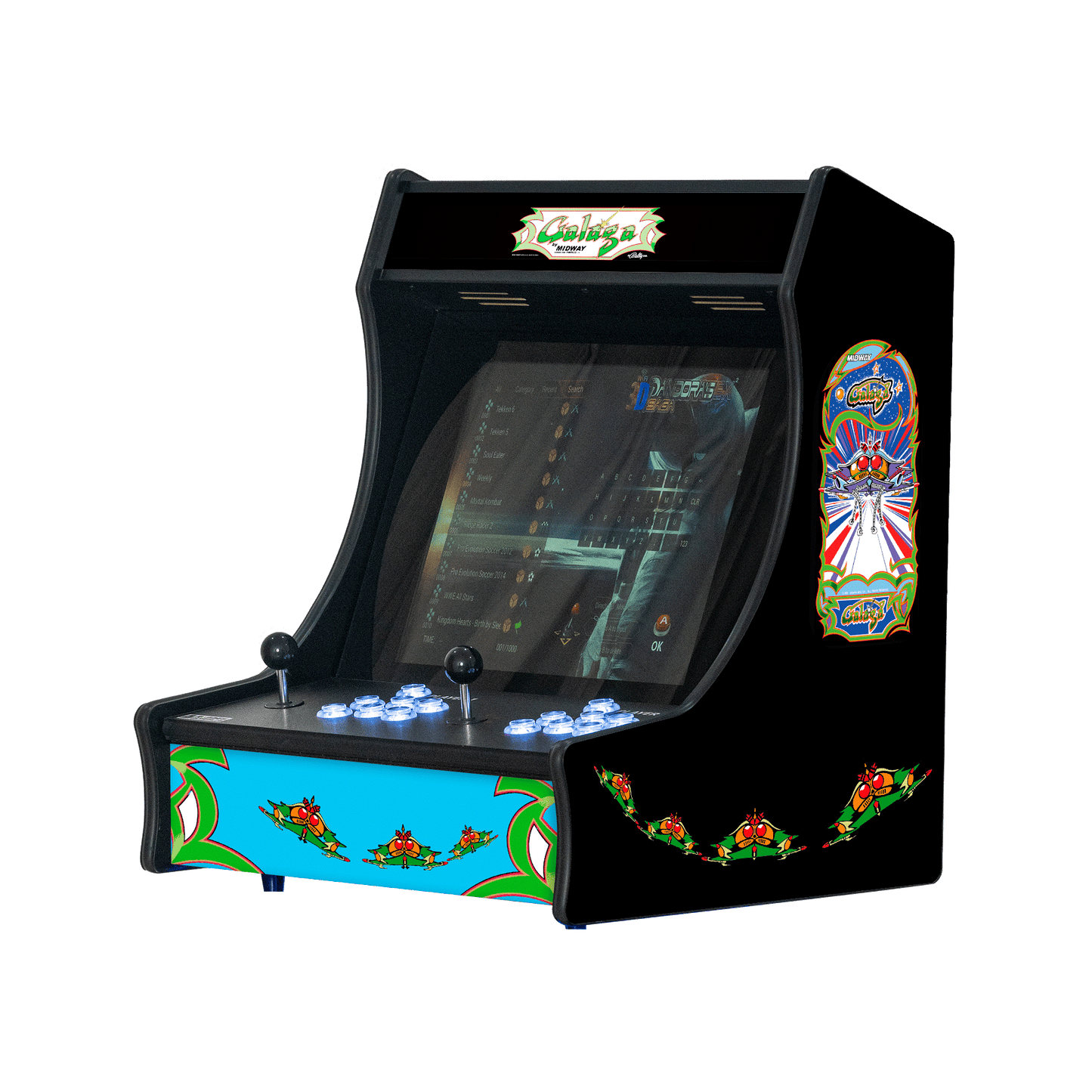 19" Tabletop 9800 Games Arcade Machine - GALAGA