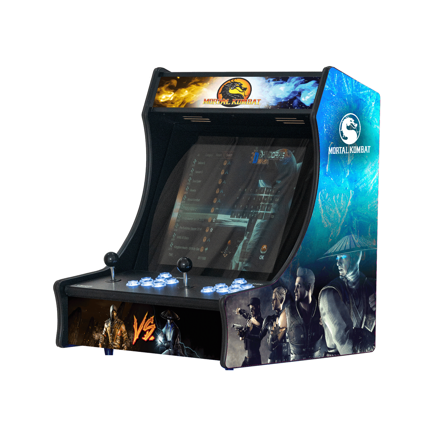 19" Tabletop 9800 Games Arcade Machine - Mortal Kombat