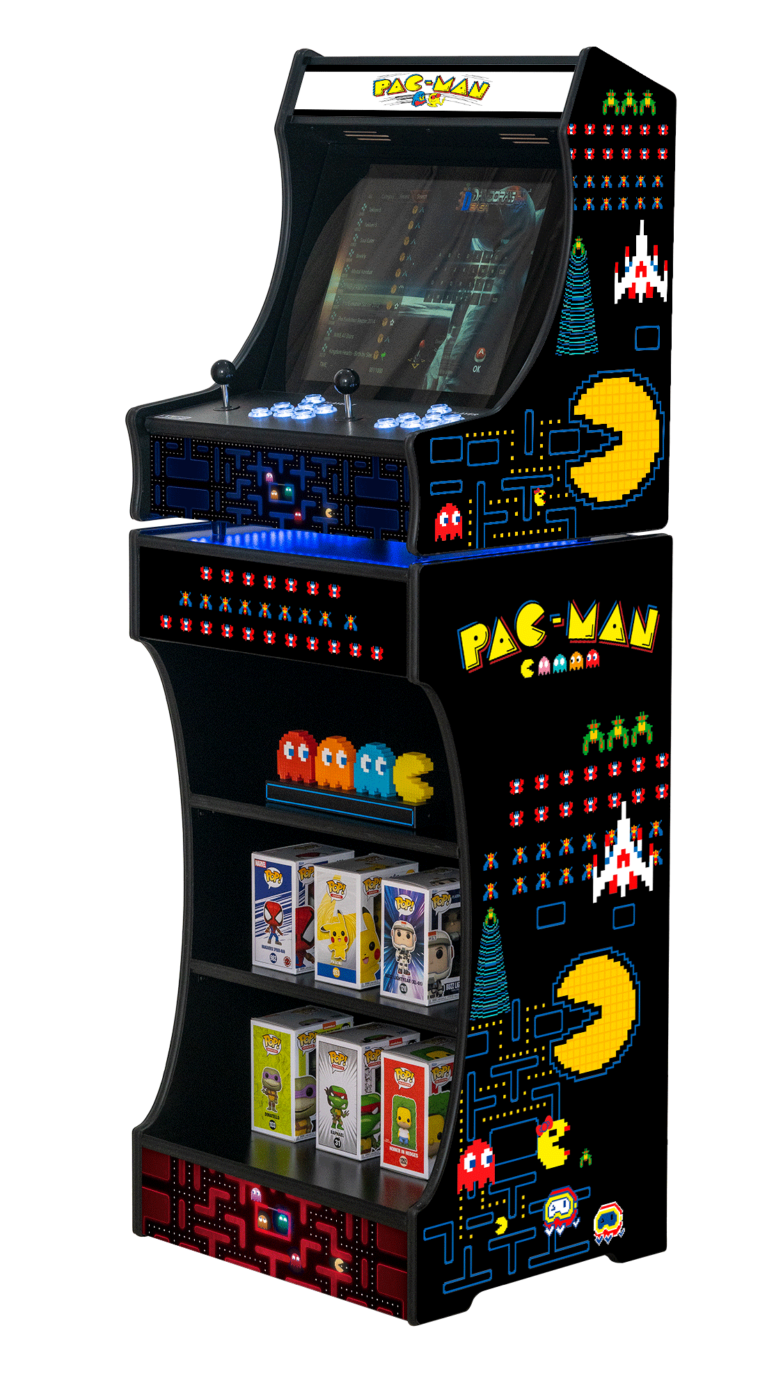 Upright 19" 9800 Games Arcade Machine - Pac Man
