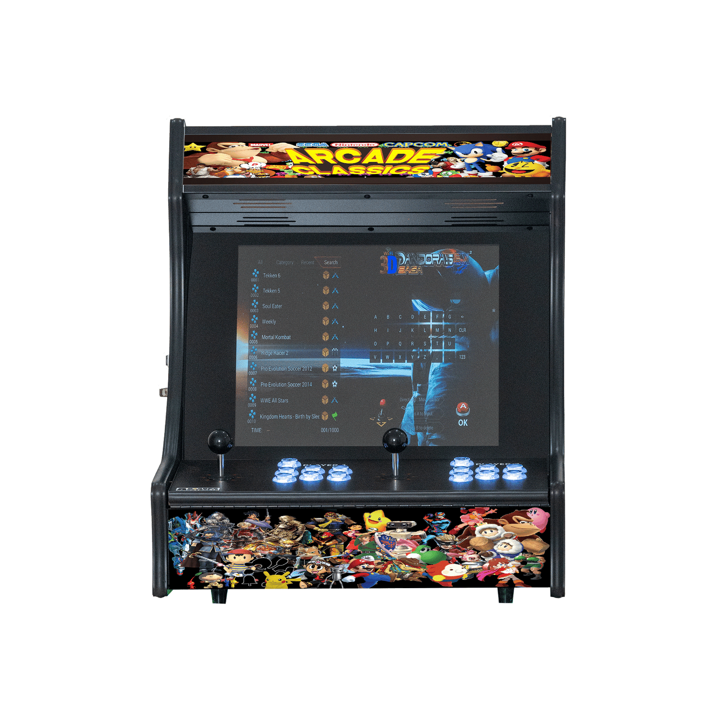 19" Tabletop 9800 Games Arcade Machine - Arcade Classic V1