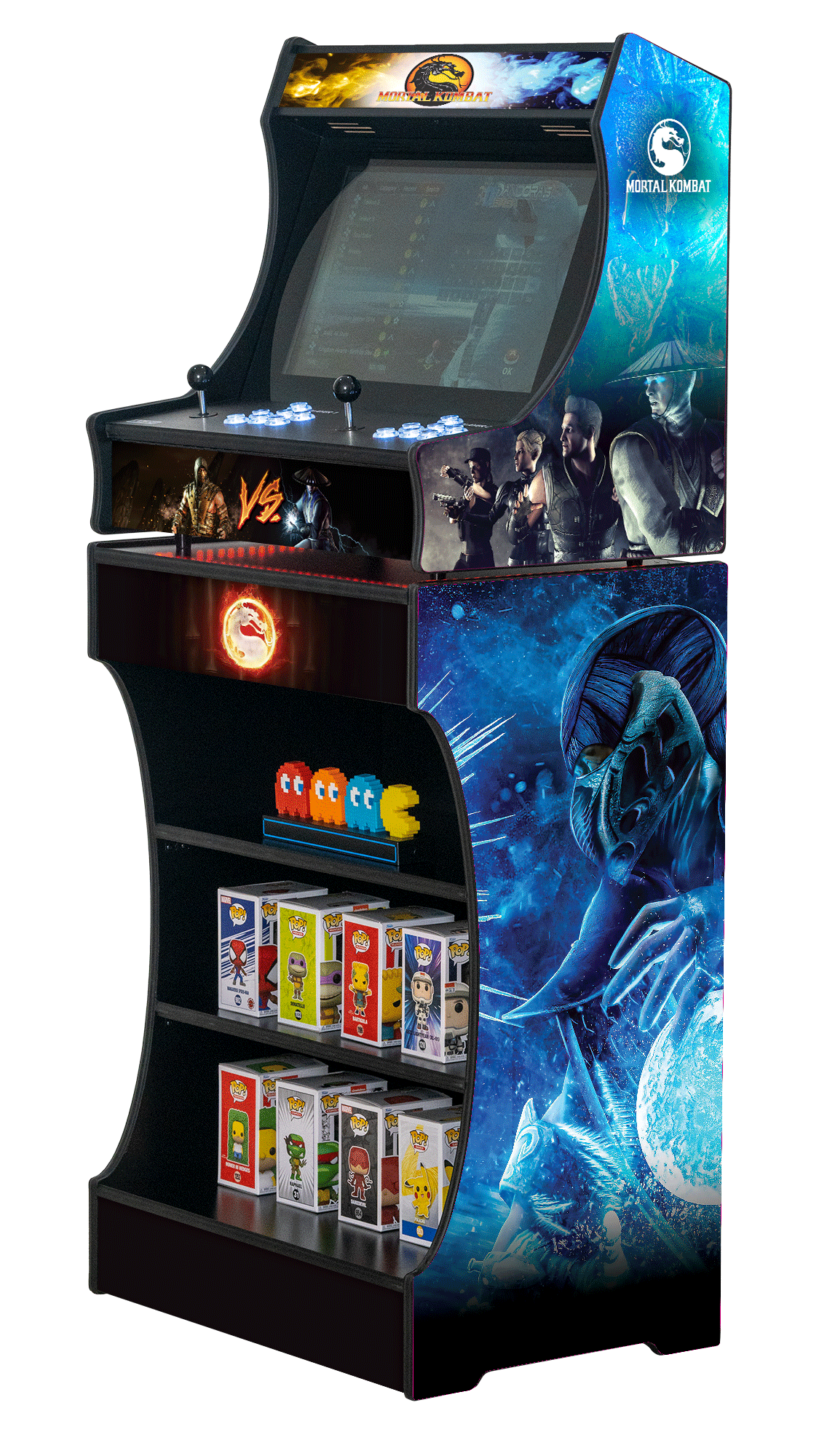 Upright 24" 9800 Games Arcade Machine - Mortal Kombat