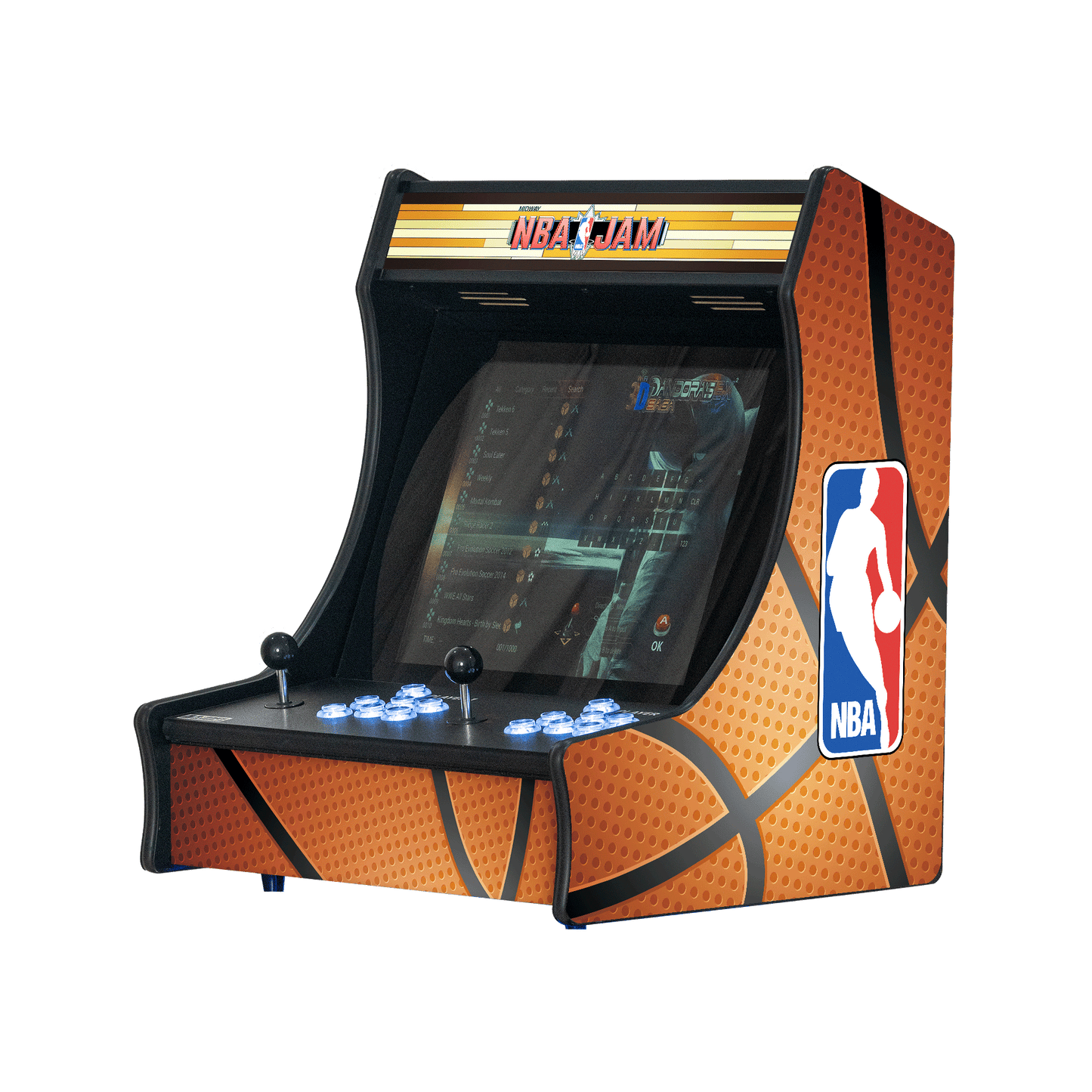 19" Tabletop 9800 Games Arcade Machine - NBA JAM