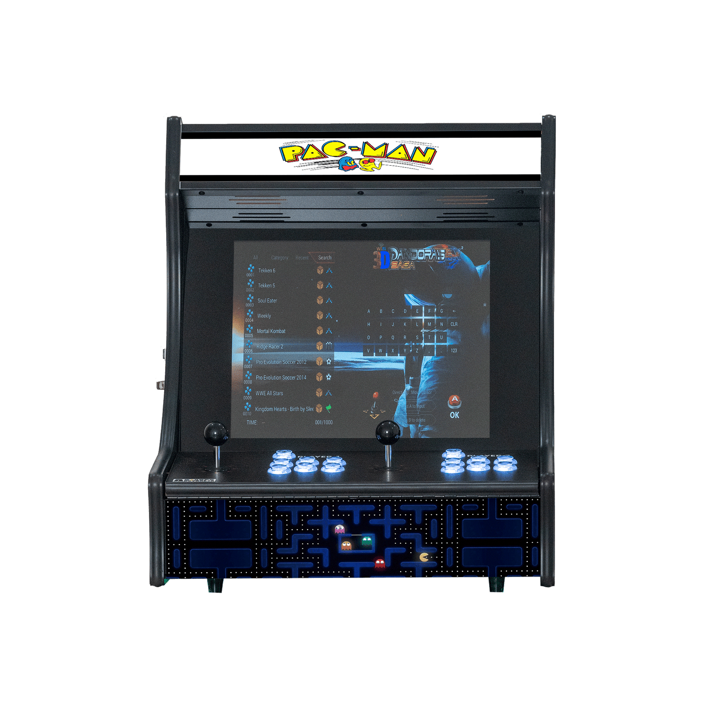19" Tabletop 9800 Games Arcade Machine - Pac Man