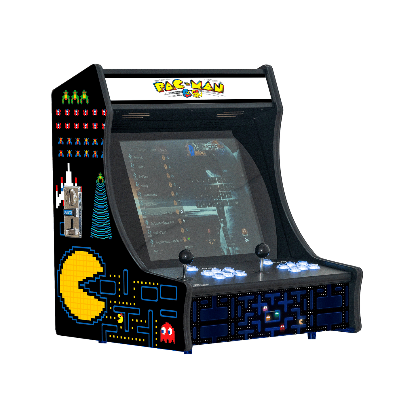 19" Tabletop 9800 Games Arcade Machine - Pac Man