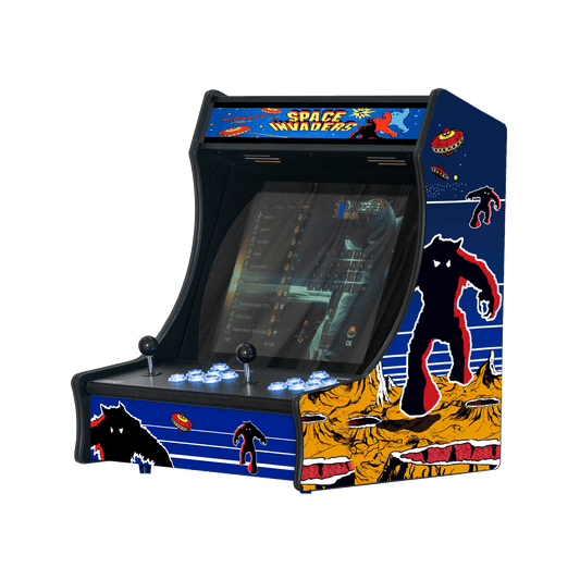 19" Tabletop 9800 Games Arcade Machine - Space Invaders