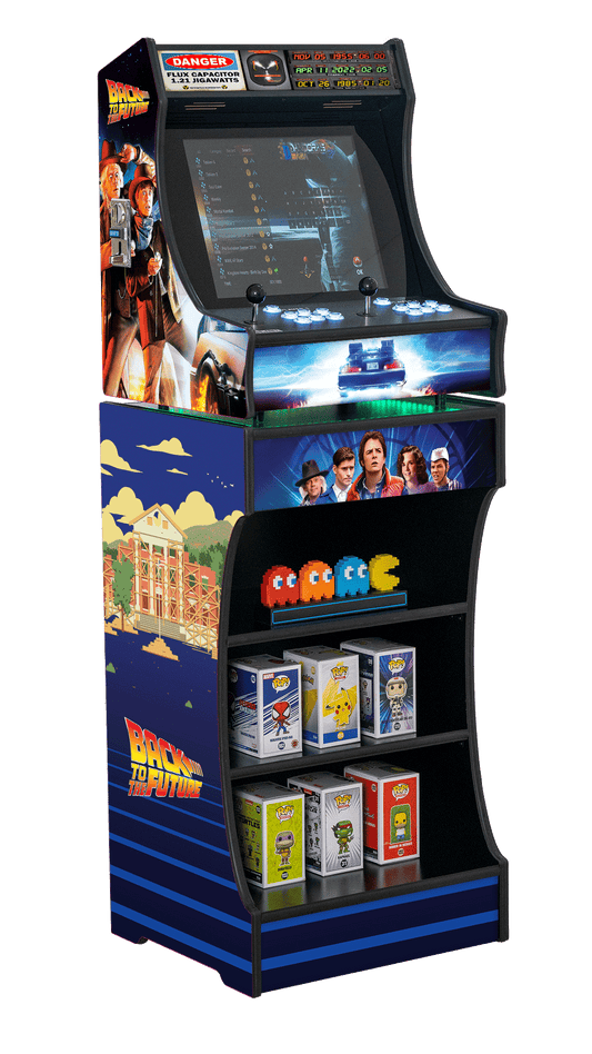 Upright 19" 9800 Games Arcade Machine - BTTF