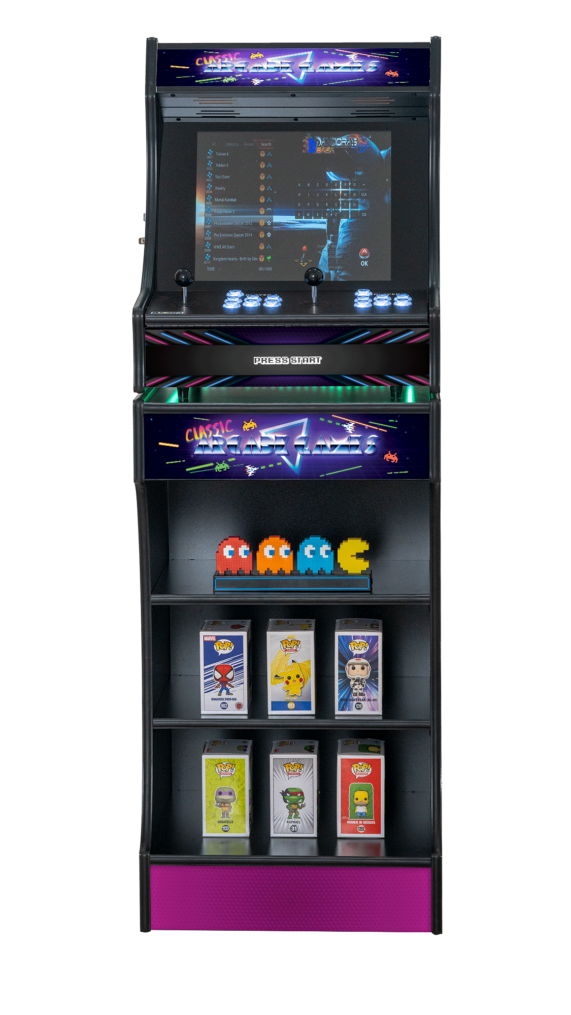 Upright 19" 9800 Games Arcade Machine - Classic V2