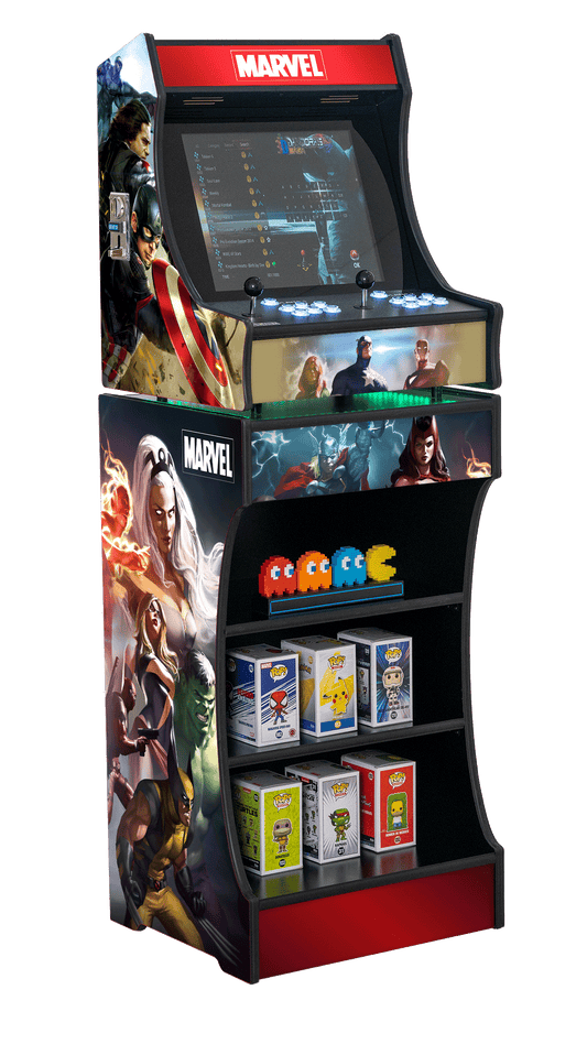 Upright 19" 9800 Games Arcade Machine - Marvel