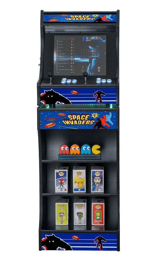 Upright 19" 9800 Games Arcade Machine - Space Invaders