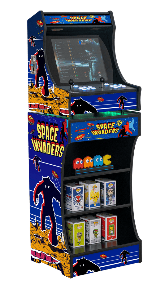 Upright 19" 9800 Games Arcade Machine - Space Invaders