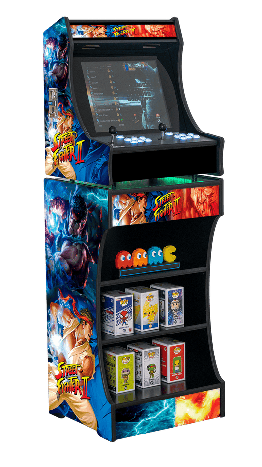 Upright 19" 9800 Games Arcade Machine - Street Fighter