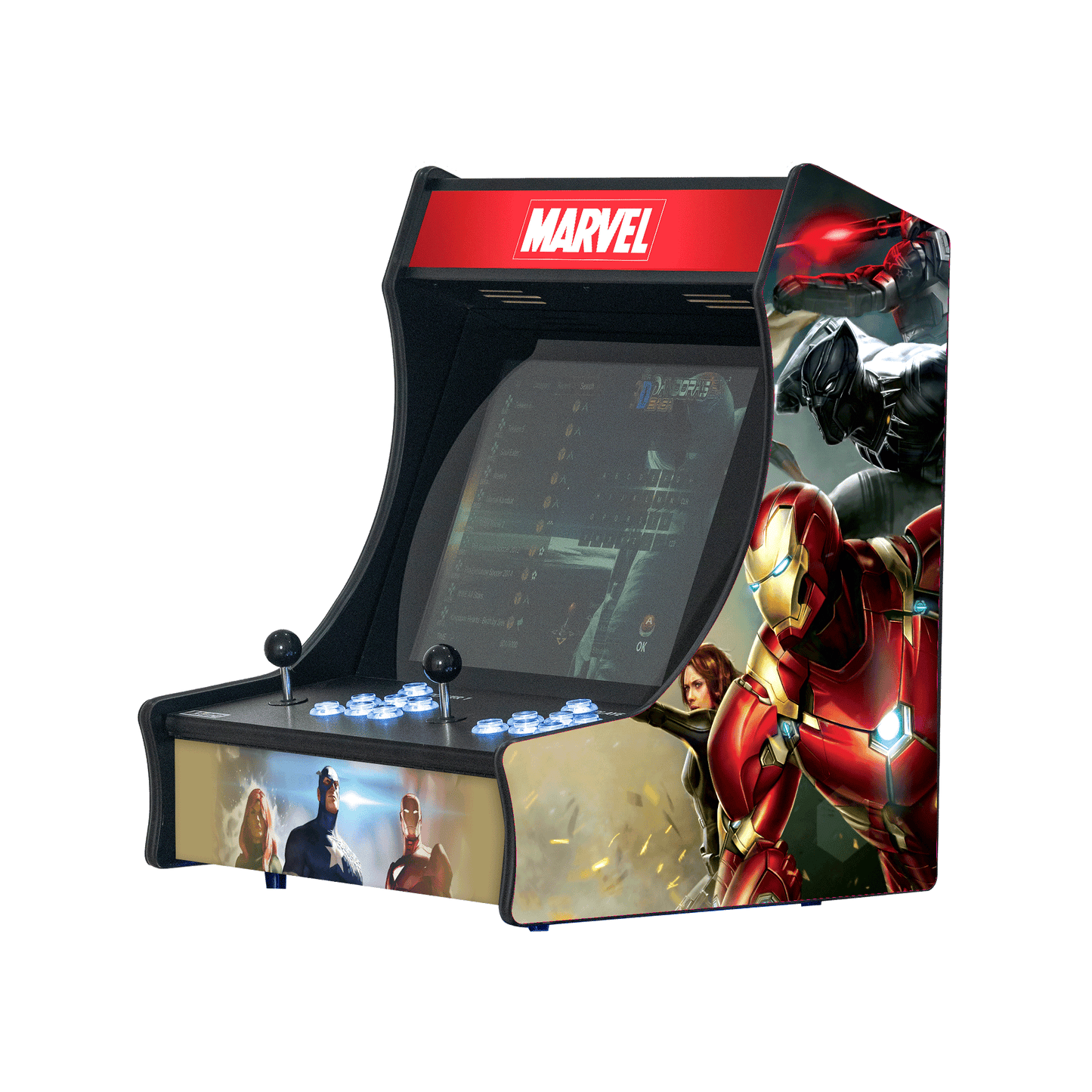 19" Tabletop 9800 Games Arcade Machine - Marvel