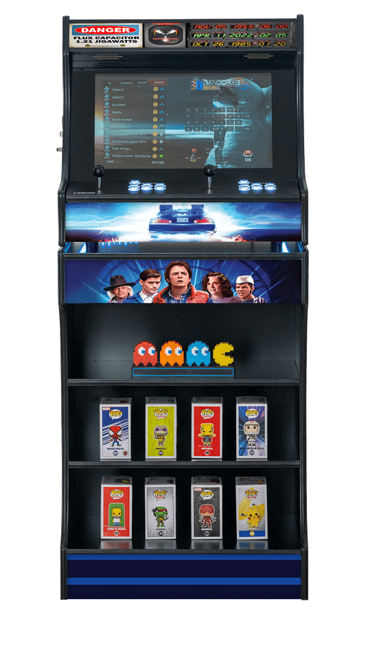 Upright 24" 9800 Games Arcade Machine - Back To The Future