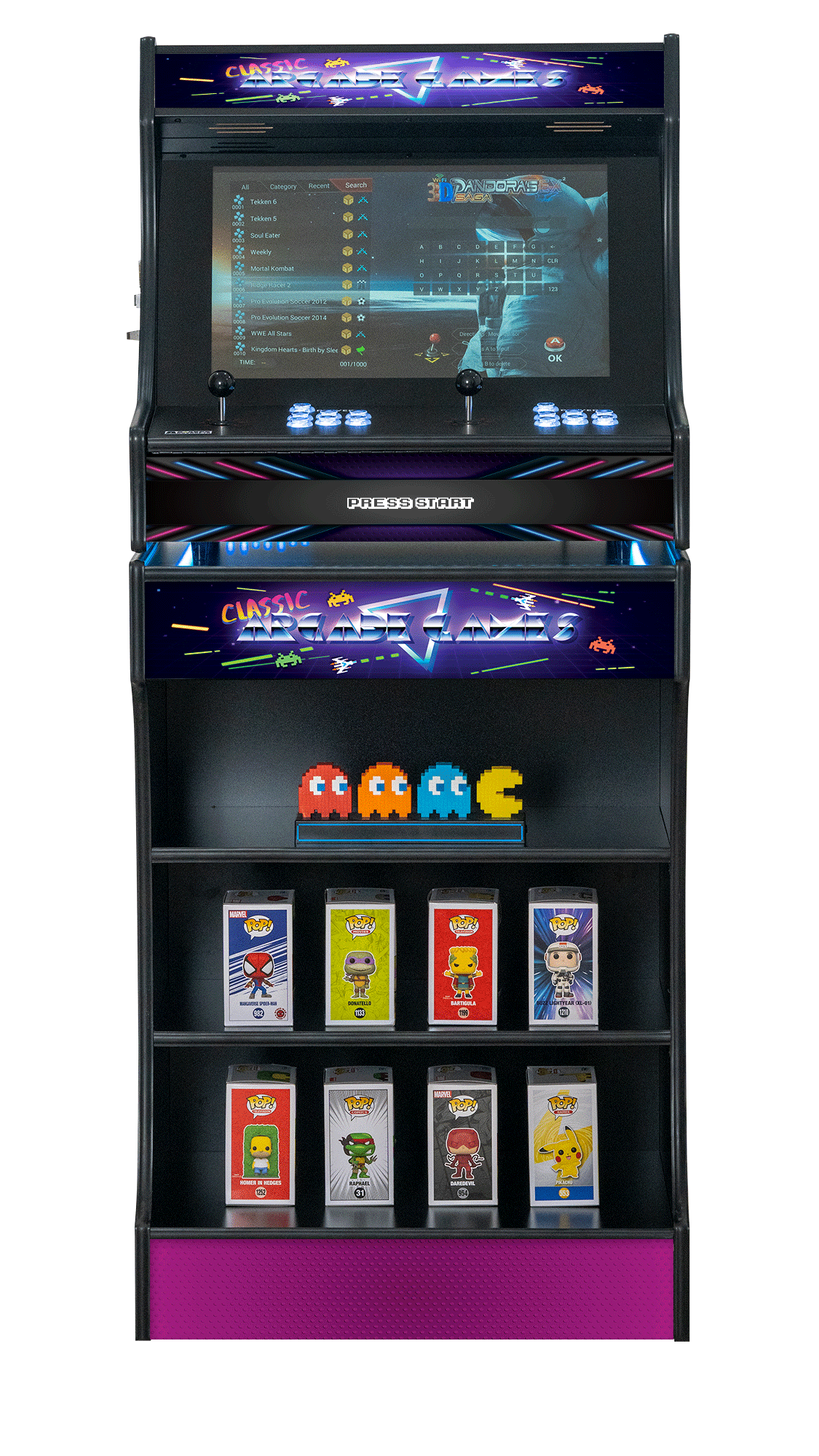 Upright 24" 9800 Games Arcade Machine - Classic V2