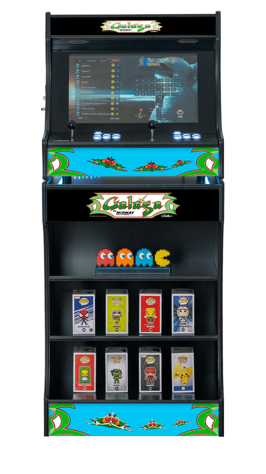 Upright 24" 9800 Games Arcade Machine - GALAGA