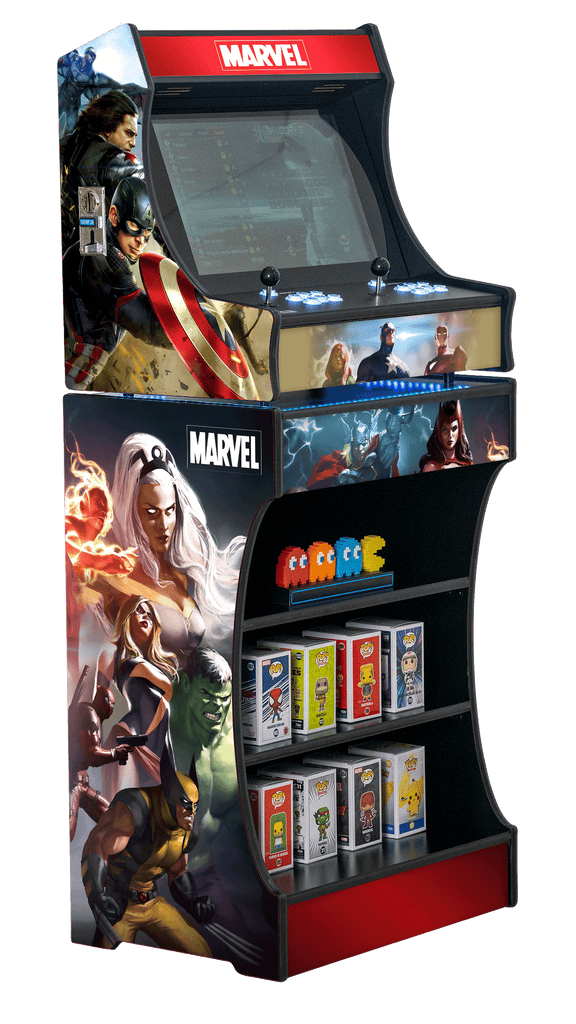 Upright 24" 9800 Games Arcade Machine - Marvel