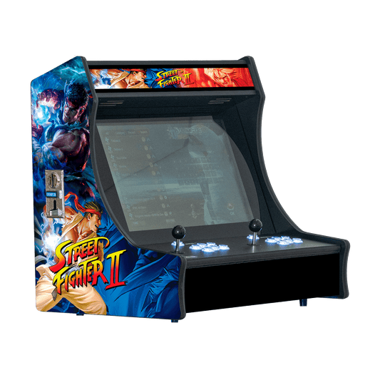 24" Tabletop 9800 Games Arcade Machine - Street Fighter Design
