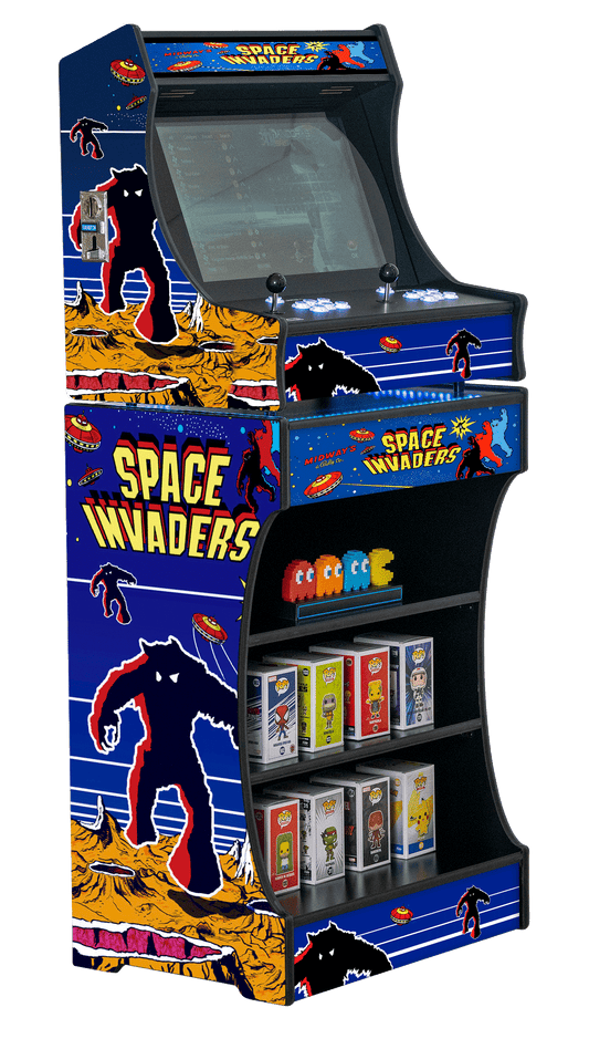 Upright 24" 9800 Games Arcade Machine - Space Invaders