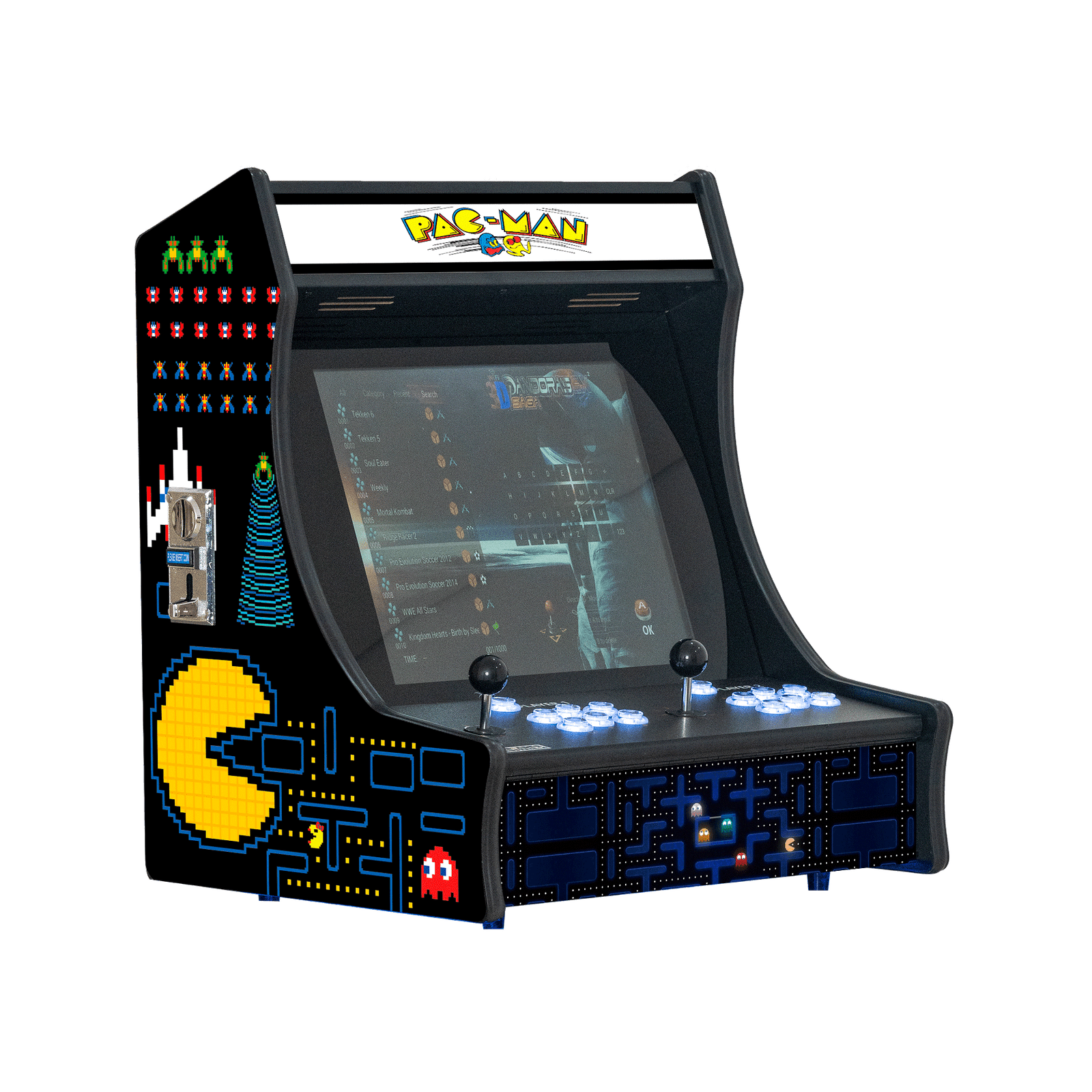 19" Tabletop 9800 Games Arcade Machine - Pac Man