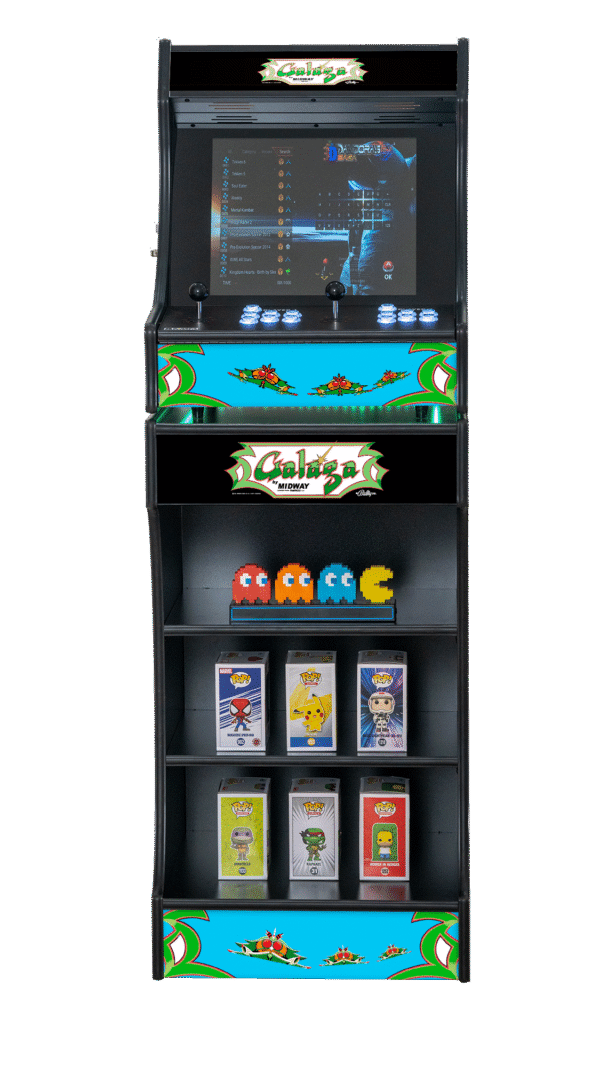 Upright 19" 9800 Games Arcade Machine - Galaga - Image 2