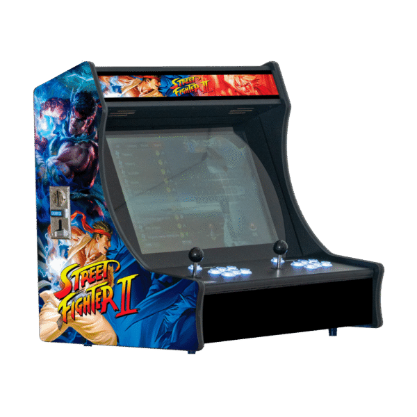 24" Tabletop 9800 Games Arcade Machine - Street Fighter Design