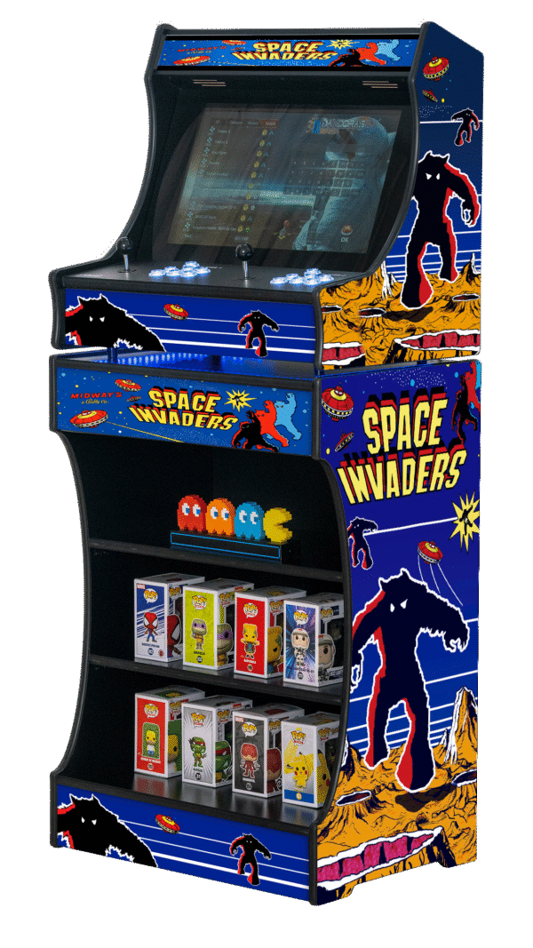 Upright 24" 9800 Games Arcade Machine - Space Invaders - Image 3